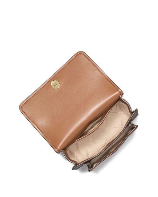 Michael Kors Brown Chain Claire Cross Body Bag