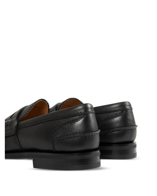 Church's Black Penny Loafers Made From Leather for men