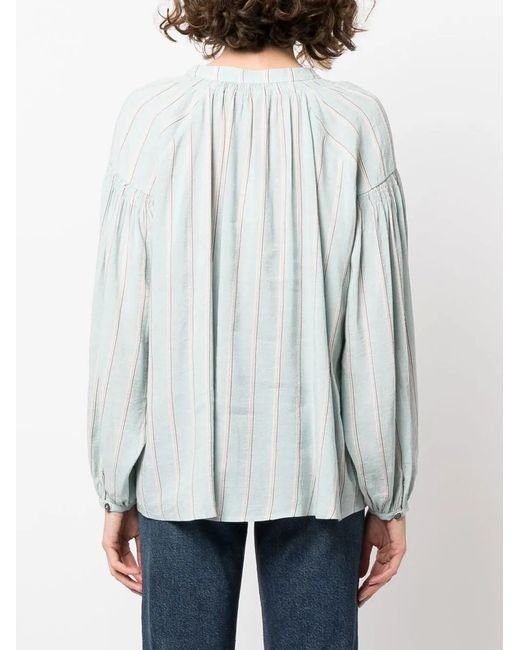 Woolrich Blue Striped Tunic Top