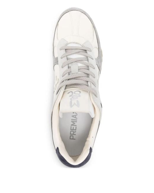 Premiata White "Mase" Sneakers for men