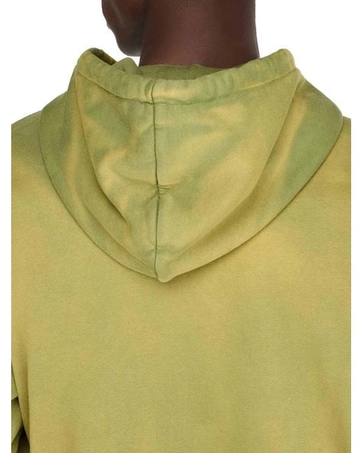 J.W. Anderson Green Logo-Embroidered Hoodie
