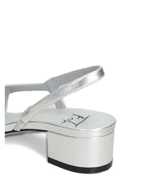 Roberto Festa White 40Mm Ninfa Pumps