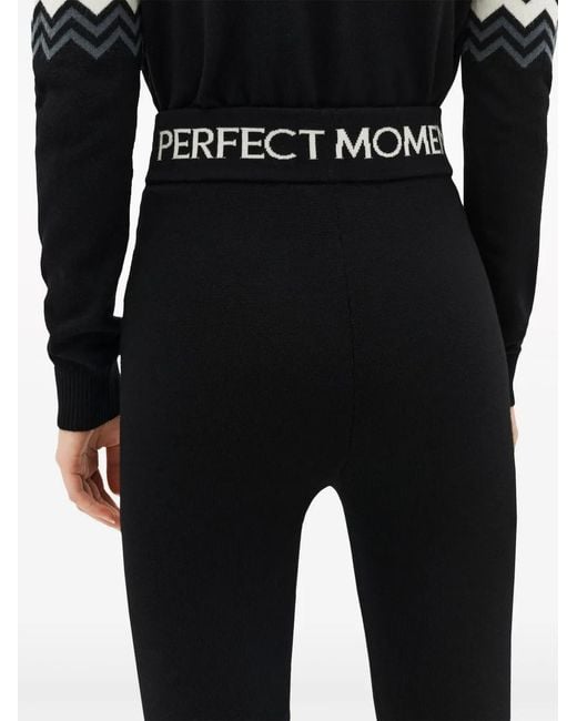 Perfect Moment Black Nordic Wool Leggings
