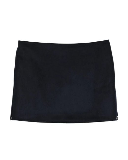 Minijupe À Détail De Logo Sportmax en coloris Black