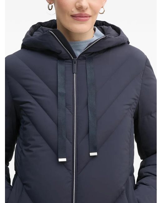 Colmar フーデッド キルティングジャケット Blue