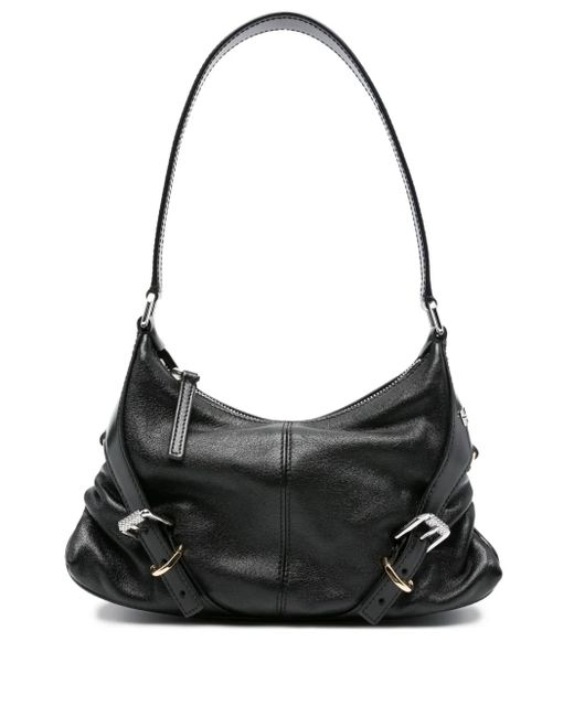 Givenchy Black Voyou Leather Shoulder Bag