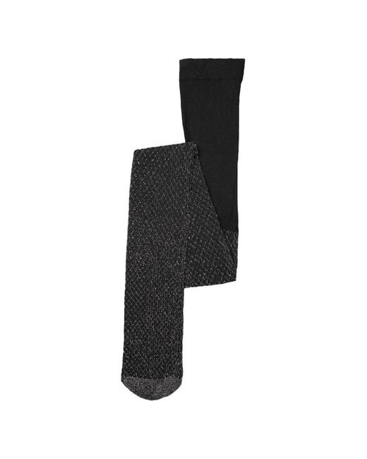 Swedish Stockings Black Casey Shimmery Fishnet Tights