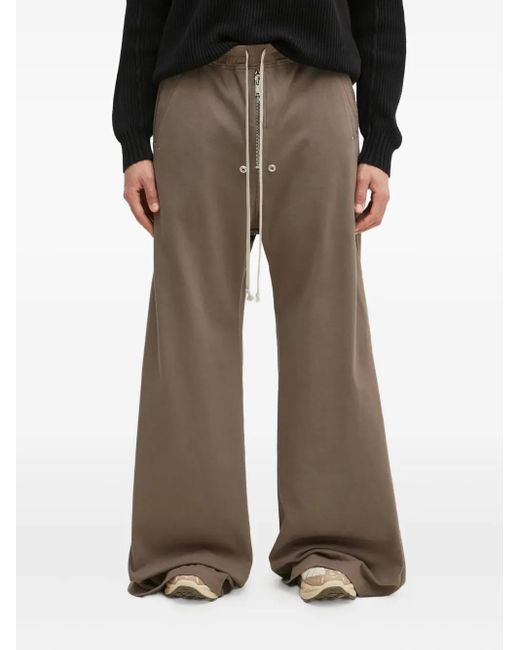 Rick Owens Jogginghose Mit Geknöpfter Tasche in Brown für Herren