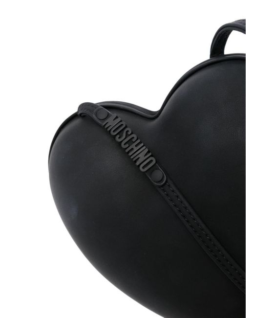 Moschino Black Heartbeat Shoulder Bag