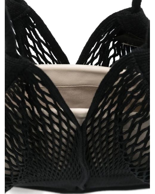 Hereu Black Hélene Net Tote Bag