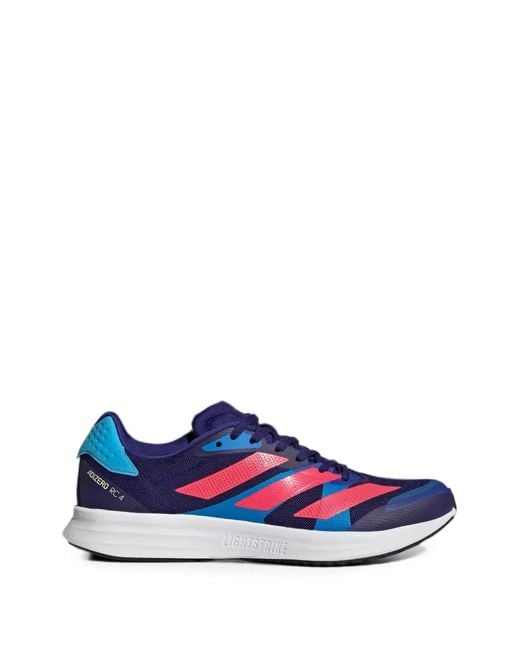 Adidas Blue Adizero Rc 4 Sneakers for men