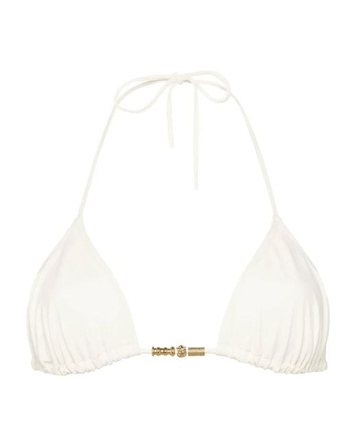 Eres White Éphémère Triangle Bikini Top