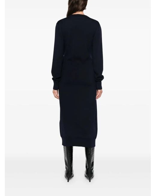 Jil Sander Black Knit Dress