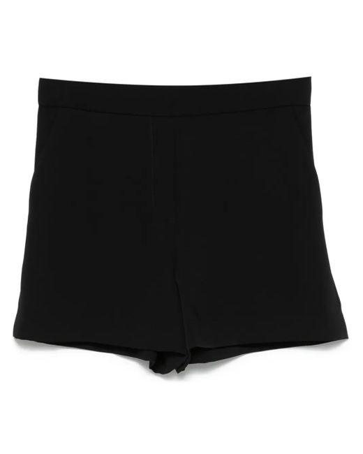 P.A.R.O.S.H. Black Dart-Detail Shorts
