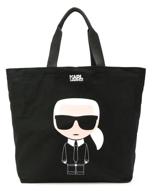 Bolso Tote Bag Baratos en Rebajas Karl Lagerfeld de color Black
