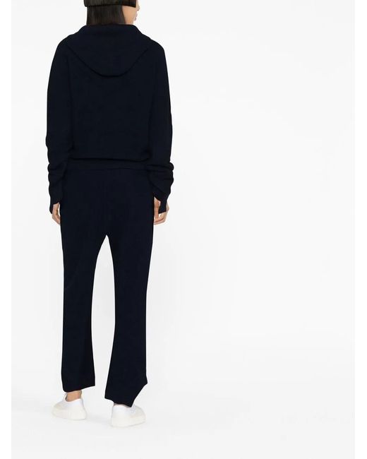 Stella McCartney Blue Asymmetric Cotton Trousers
