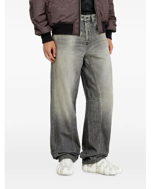 DIESEL Gray 2001 D-Macro Cotton Jeans for men