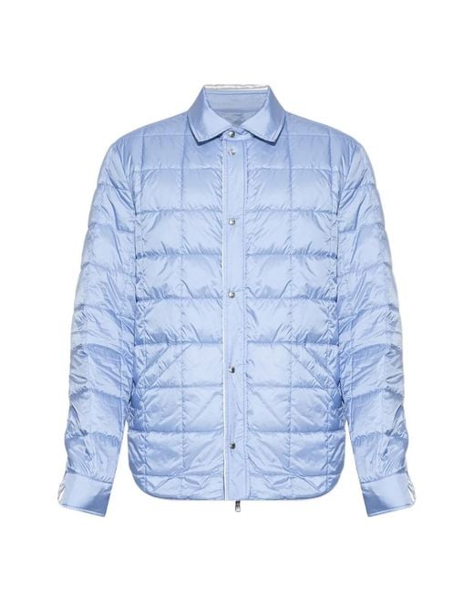 Moncler White Double-Sided Down Jacket "Crescent" for men
