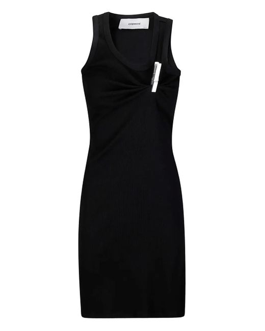 Robe Courte Washing Clip Coperni en coloris Black