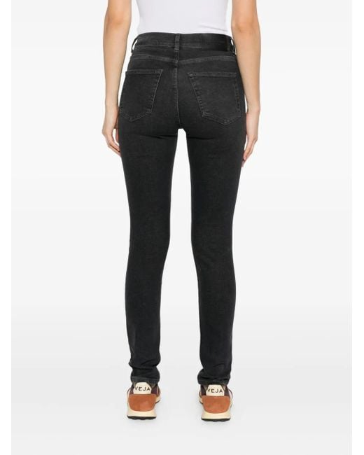 Marc O' Polo Black Stone-Wash Skinny Jeans