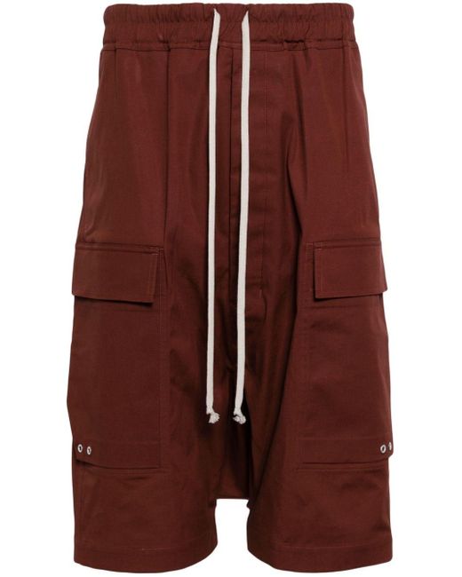 Rick Owens Cargo-Shorts im Baggy-Style in Red für Herren