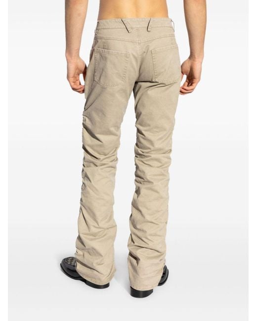 M I S B H V Natural Ruched Trousers for men