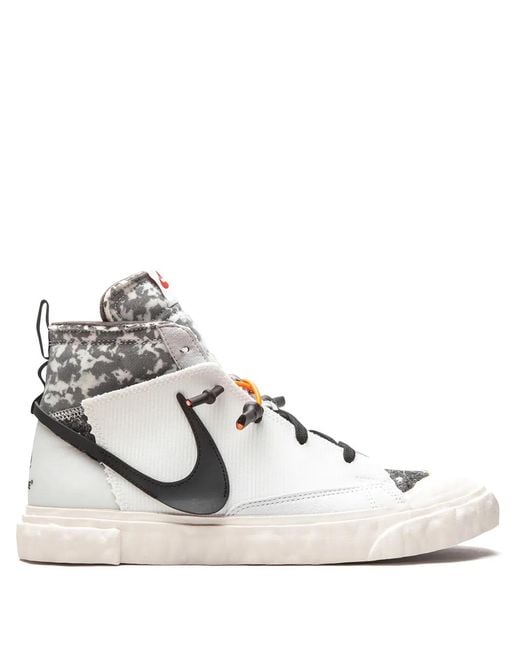 Nike White X Readymade Blazer Mid Sneakers for men