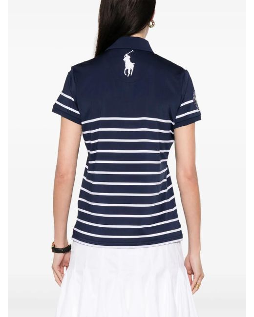Polo Ralph Lauren Blue Polo Pony-Embroidered Polo Shirt