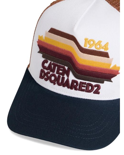 Cappello Da Baseball Con Inserti di DSquared² in Blue da Uomo