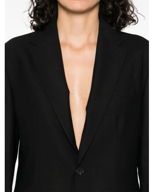 Polo Ralph Lauren Blazer Met Enkele Rij Knopen in het Black