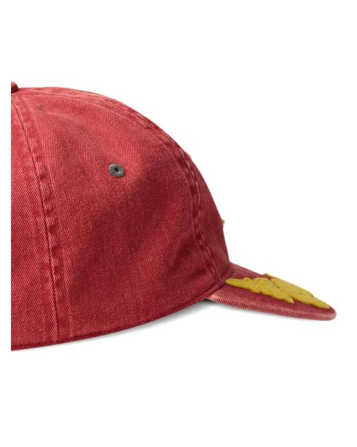 RRL Red Logo-Appliqué Cap for men