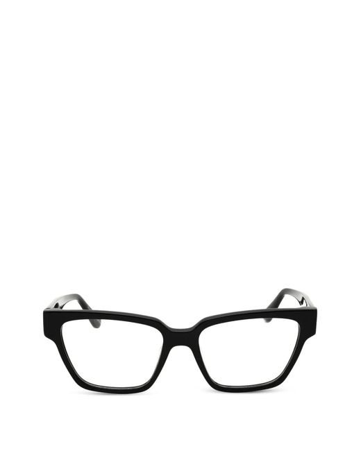 Karl Lagerfeld Black Lunettes De Vue À Monture Rectangulaire