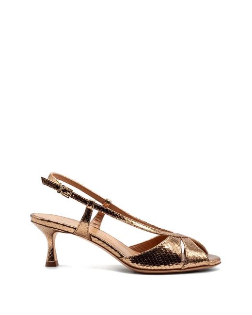 Sergio Levantesi Natural Cut-Out Sandals