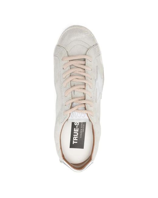 Golden Goose Deluxe Brand White True-Star Trainers