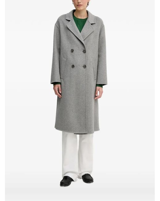 GAUDI Gray Double-Breasted Coat