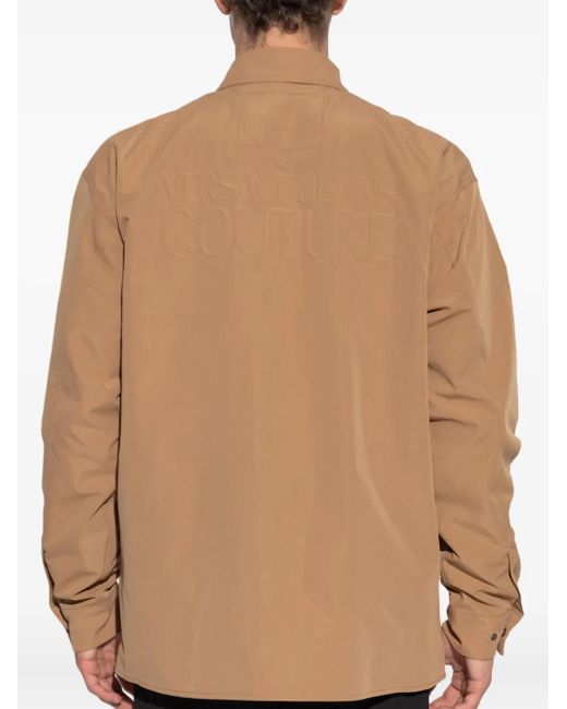 Sobrecamisa con cremallera Versace Jeans Couture de hombre de color Natural