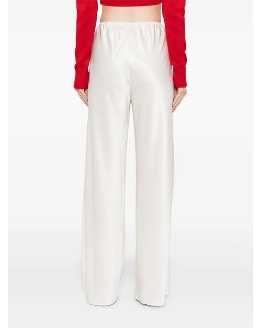 Reformation White Gale Trousers