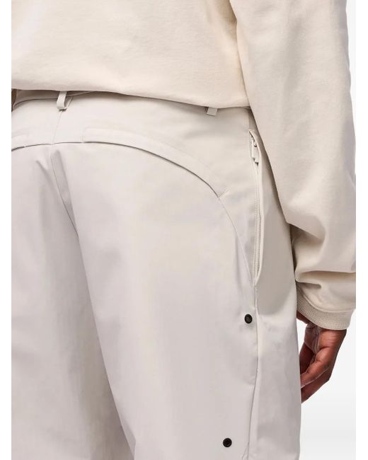 A_COLD_WALL* White Concealed-Fastening Trousers for men
