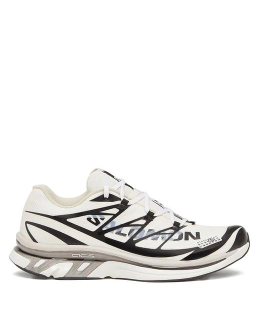 MM6 MAISON MARGIELA X SALOMON White X Salomon Logo-Print Sneakers