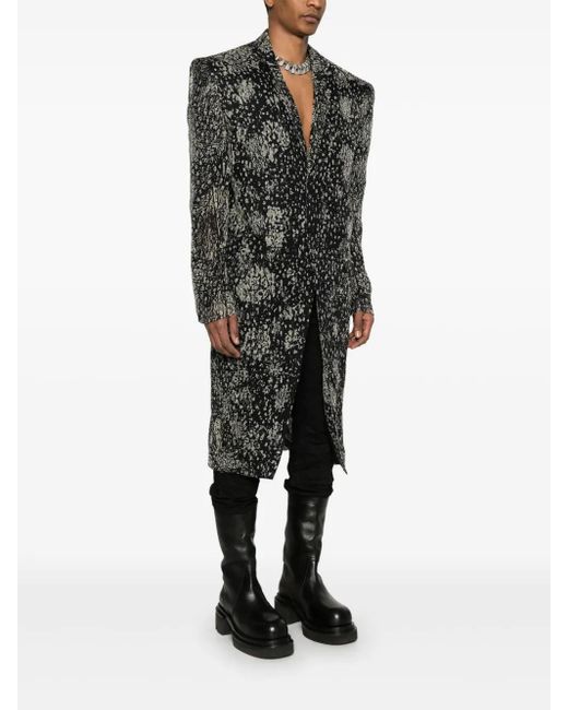 Rick Owens Black Ricks Coat for men