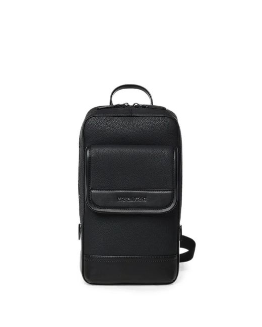 Michael Kors Black Sac À Dos Jet Set Grainé À Bandoulière for men
