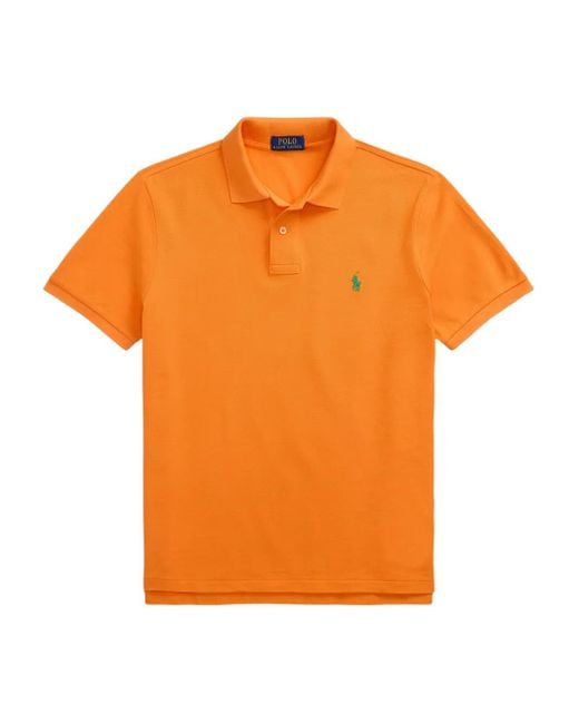 Polo Ralph Lauren Orange Short-Sleeve Polo Shirt for men