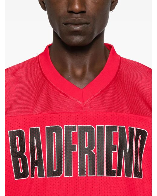 Badfriend T-Shirt Mit V-Ausschnitt in Red für Herren