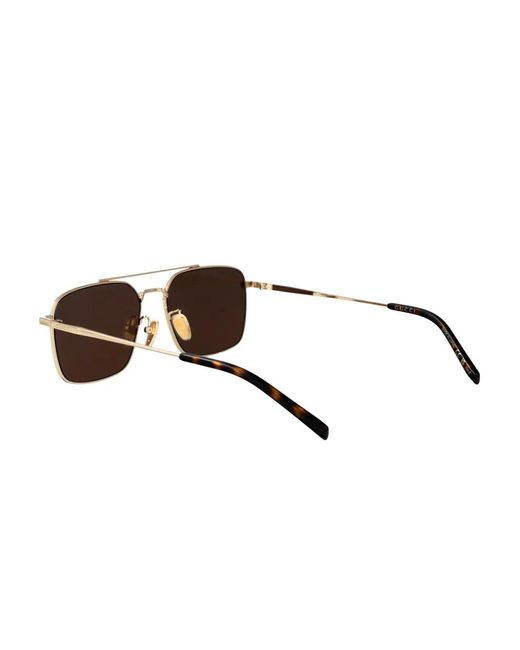 Gucci Brown Gg1957Sa Sunglasses for men