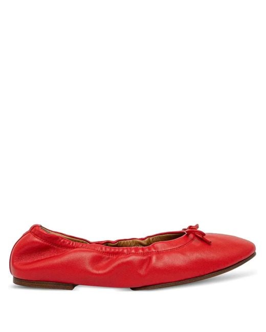 Polo Ralph Lauren Red The Pony Ballerina Shoes