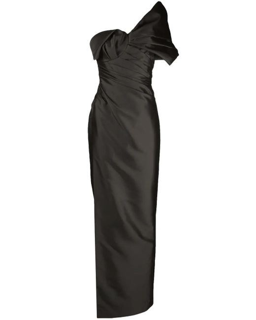 Rachel Gilbert Black Marlo Abendkleid