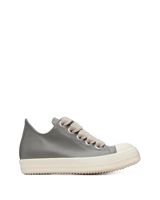 Rick Owens White Temple Jumbolace Sneakers for men