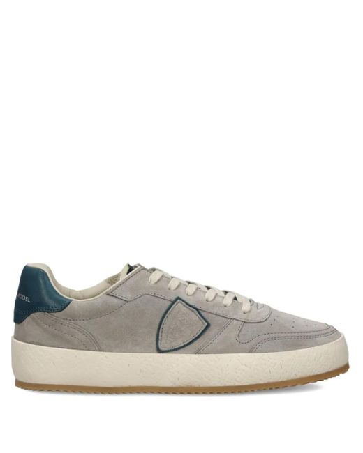Zapatillas bajas con cordones Philippe Model de hombre de color Gray