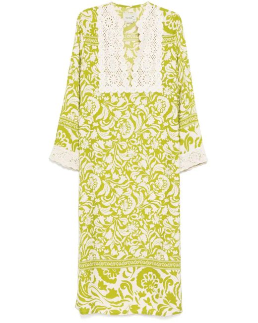 Bambah Yellow Verda Kaftan Dress