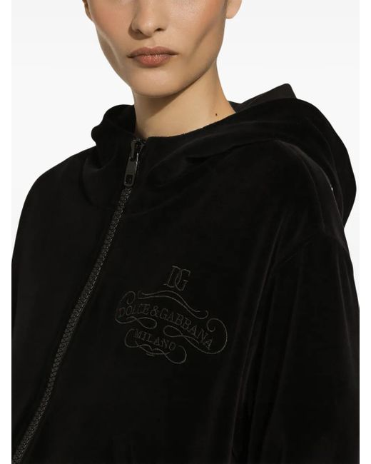 Dolce & Gabbana Black Zip-Throughs